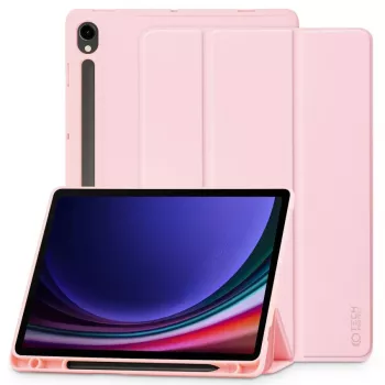 Tech-Protect SC pen-etui til Samsung Galaxy Tab S9 / S9 FE / S10 FE / S10 Lite, pink