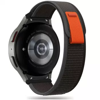 TECH-PROTECT nylon Samsung Galaxy Watch 4 / 5 / 5 Pro / 6 / 7 / FE sort/orange