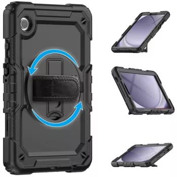 Tech-Protect Solid360-cover til Samsung Galaxy Tab A9+/A11+ PLUS 11.0 X210/X215/X216/X230/X235/X236, sort