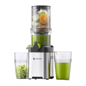 AMZCHEF CE-ZM1902M-SV Slow Juicer (sølv)