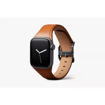 Bellroy Classic læderrem til Apple Watch, brun, 40mm, 41mm, 38mm, 42mm (serie 10/11)