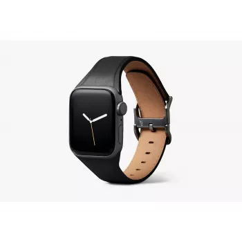 Bellroy Classic læderrem til Apple Watch, sort, 44mm, 45mm, 42mm (Series 1/2/3), 49mm, 46mm