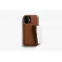 Bellroy læderkortcover til iPhone 16 Plus, brun
