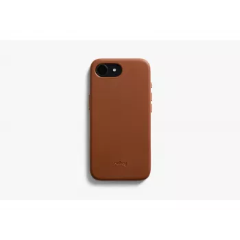 Bellroy lædercover til iPhone 16e, brun