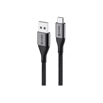 ALOGIC Super Ultra USB-C til USB-A-kabel 1 m sort