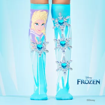 MADMIA Børne-knæstrømper Frozen Elsa 3D-tryk - 1 par