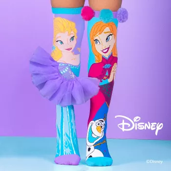 MADMIA Frozen Elsa Anna Børne-knæstrømper Md008