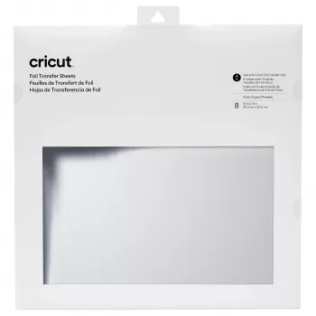 Cricut transfervinylark 30,5 cm x 30,5 cm sølv metallic glans