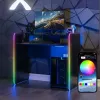 X Rocker 2023269 gaming-skrivebord med LED, sort