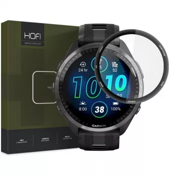 HOFI Hybrid Pro+ hybridglas skærmbeskytter til Garmin Forerunner 965 - sort