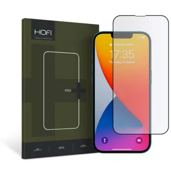 HOFI Glass Pro+ Hærdet Glas Skærmbeskytter til Apple iPhone 13 / 13 Pro / 14, sort