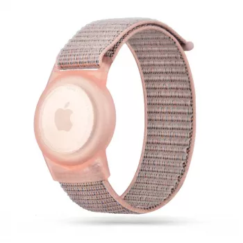 TECH-PROTECT Nylon til børn Apple AirTag Pink