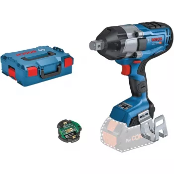 BOSCH Professional BITURBO GDS 18V-1050 HC akku-slagskruetrækker, 3/4 inch firkantdrev, 18 V, solo (blå/sort, Bluetooth, L-BOXX)
