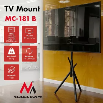 Maclean TV-gulvstander/-beslag, 27-55