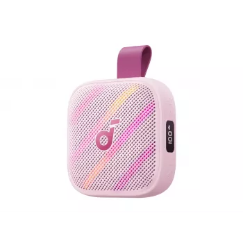 Anker Soundcore Boom Go 3i bærbar Bluetooth-højttaler, 15 W, vandtæt, pink
