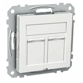 Schneider Electric dataudtag Actassi S-One Cat6A STP RJ45 hvid