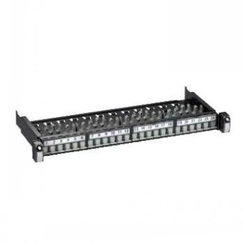Schneider Electric Actassi S1 netværkspatchpanel 24xRJ45 STP Cat6A 1U hvid