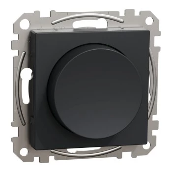 Schneider Electric Multiwire roterende LED-dimmer 200W antracit