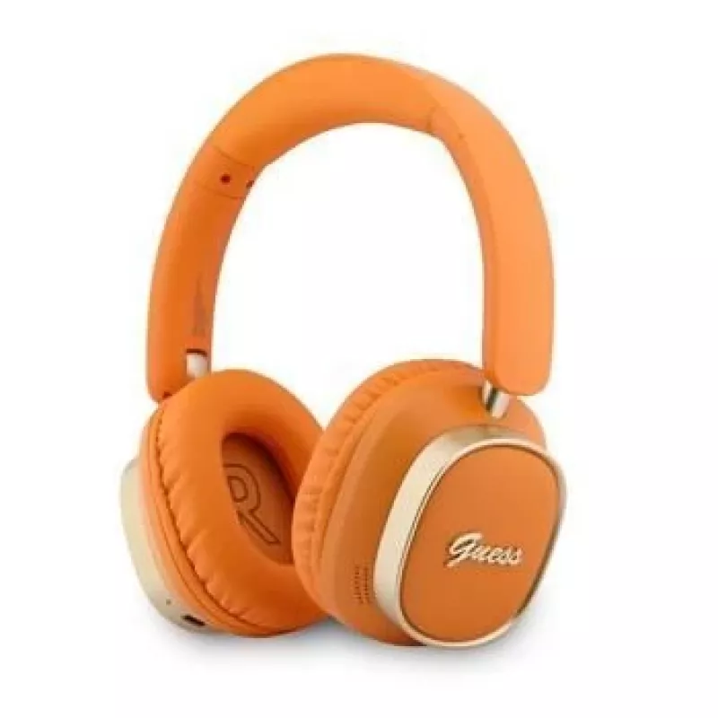 Guess Bluetooth on-ear-hovedtelefoner Rectangle Metal Script orange