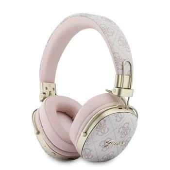 Guess over-ear Bluetooth-hovedtelefoner med ENC, Metal 4G Script Logo, sort