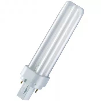 OSRAM DULUX D 18W/830 G24d-2 Kompaktlysstofrør, Varm hvid