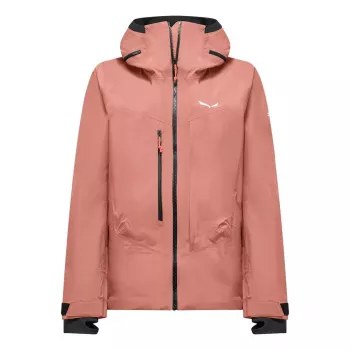Salewa Sella 3L PTX damejakke - Desert Pink - størrelse L