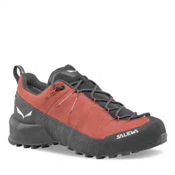 Salewa Wildfire Leather 2 GTX Approach-sko til damer - Etruskiskrød/sort, Størrelse 41