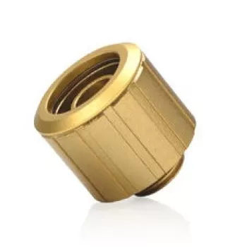 Bitspower Artemis lige kompressionsfittings G1/4 inch han til 16/10mm slange - Stardust Gold