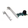 Exsys EX-3519 SATA-controller PCIe x1 til 2 HDD- og SSD-drev - SATA III 6 Gbit/s