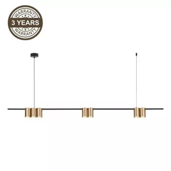 PENDEL LAMPE PORI 7XGU10 ML0372 GULD