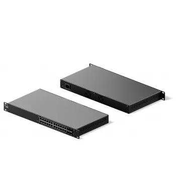 TELTONIKA MANAGED SWITCH SWM282 24x1GB RJ45, 4x1GB SFP, 12 x POE+ 300W TOTAL