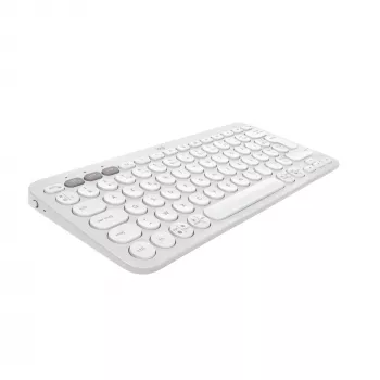 Logitech Pebble Keys 2 K380s Trådløst Tastatur, Tonal White