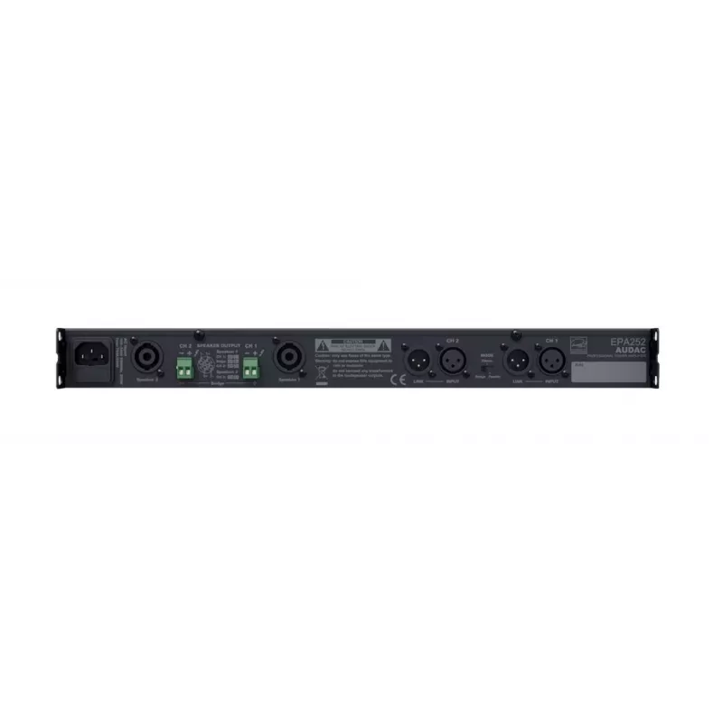 AUDAC EPA252 audioforstærker 2.0 kanaler sort