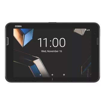 Zebra ET401 8 inch WUXGA Wi-Fi 7 Standard SE4100 tablet - 64 GB, 6 GB RAM, sort