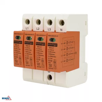 SCHELINGER overspændingsafleder 4P 5kA (10/350) klasse T1+T2 (B+C)