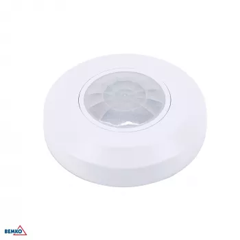 BEMKO PIR-bevægelsessensor 200W/400W 360° hvid