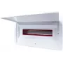 ADELID RM-PT-18P indbygningsfordeler 18 moduler 2x9 transparent røgfarvet glasdør