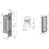 SCOT ES-S12DCN-MB PROFI Low-Current Symmetrical Electric Strike with Memory and Block
