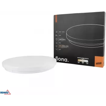 KAFLER FIONA LED-loftlampe 24W 2400lm valgbar CCT 3000K/4000K/6500K IP20 hvid