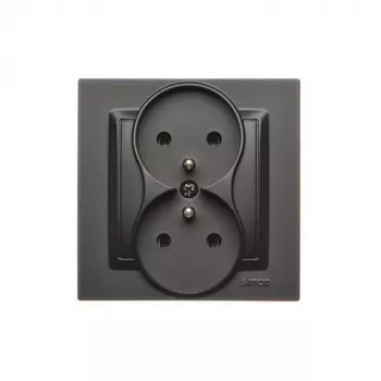KONTAKT SIMON 10 stikkontakt matsort 16A 250V skrueklemmer type E