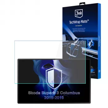 3MK PROTECTION Skoda Superb 3 Columbus 2015-19 - 3mk TechWrap Mat Center Display Skærmbeskytter