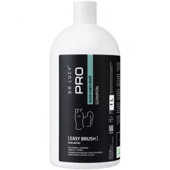 DR LUCY PRO EASY BRUSH 1L shampoo til langt, flydende pels – udredende & let børstning