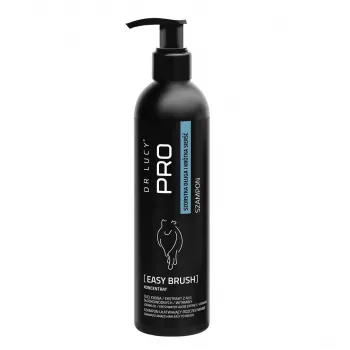 DR LUCY PRO EASY BRUSH 250 ml - shampoo til lettere børstning til hunde med lang, grov pels