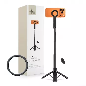 TECH-PROTECT L11S MagSafe Bluetooth selfie stick stativ sort