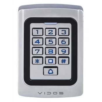 VIDOS kombinationslås med ZS41-læser - standalone adgangskontrol, PIN & kort, IP65