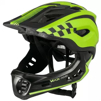 Vayox VA0421GS Enduro-hjelm grøn størrelse S