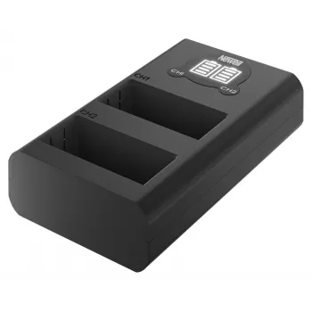 Newell Dual-Channel DL-USB-C lader til Fujifilm NP-W126 batterier