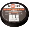 REPERO 734 stof elektrisk isoleringstape, bomuld, sort, 19 mm x 25 m