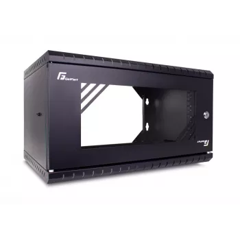 GETFORT ECO v3 19 inch 4U 520x340 vægkabinet rackskab sort