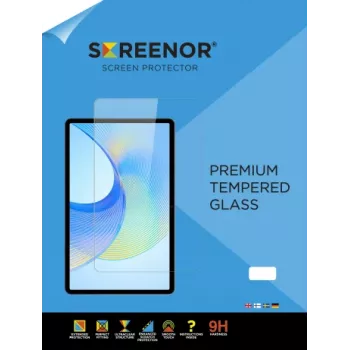 SCREENOR panserglas-skærmbeskyttelse til Apple iPad Pro 10,5 inch (2017) - 9H hårdhed, oleofobisk coating, 2,5D afrundede kanter, Ultra-Clear HD